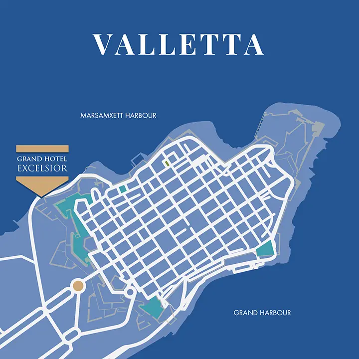 Plan of Valletta